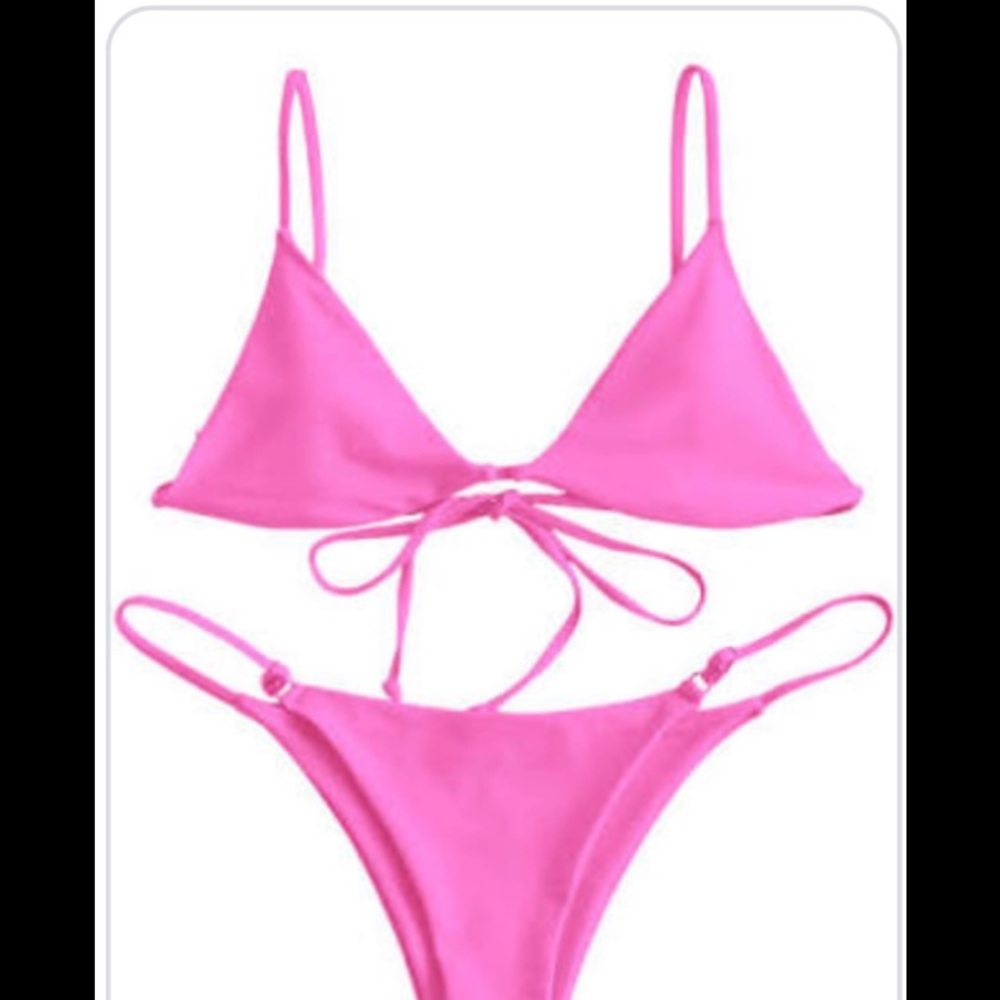 Pink String Bikini